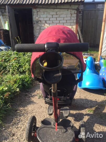 Детский велосипед с родительской ручкой