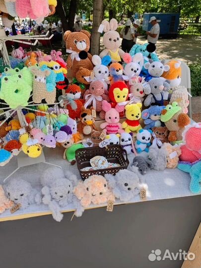 Вязаные игрушки в наличии и на заказ