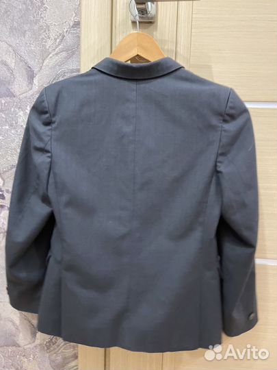 Пиджак для мальчика серый