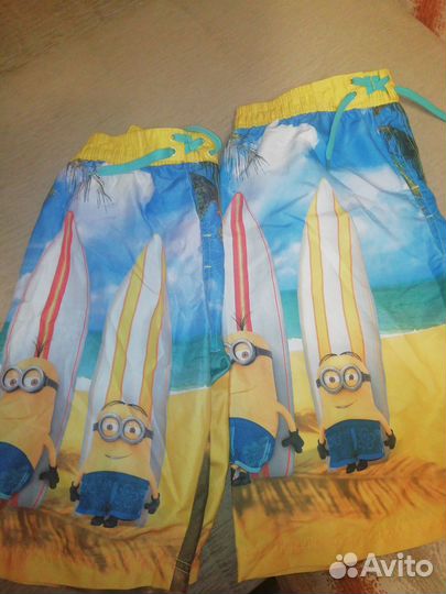 Шорты Миньоны пляжные
