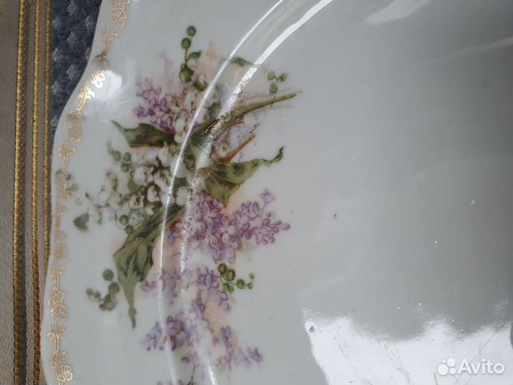 Антикварная тарелка 