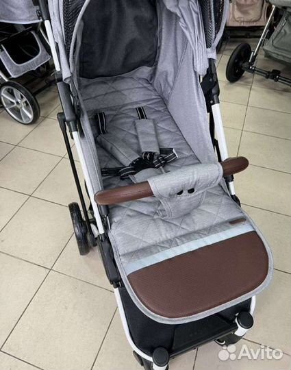 Коляска baballo 2023 Future (серая белая рама)