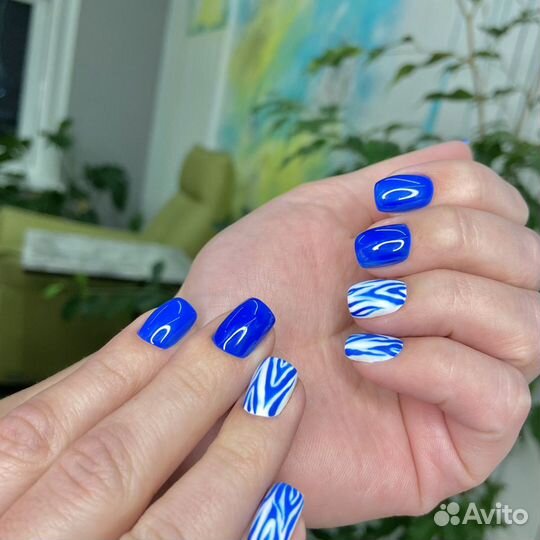 Маникюр + гель лак, педикюр, наращивание ногтей