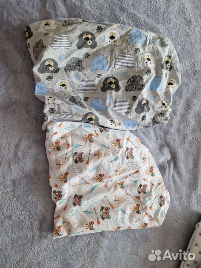 Простынь на резинке 120 60