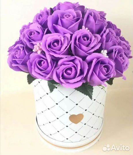 Букет из мыльных цветов