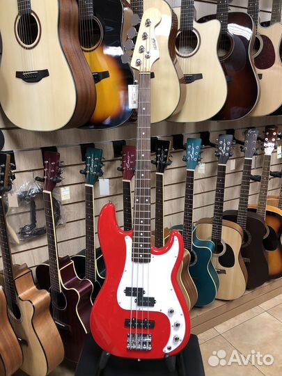 Бас-гитара Homage HEB710RD + чехол (теплый)