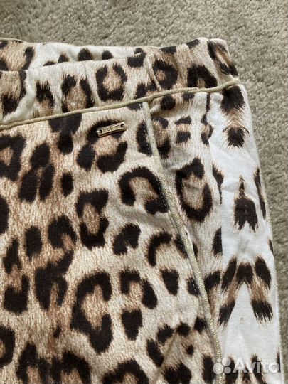 Леопардовые брюки Roberto Cavalli
