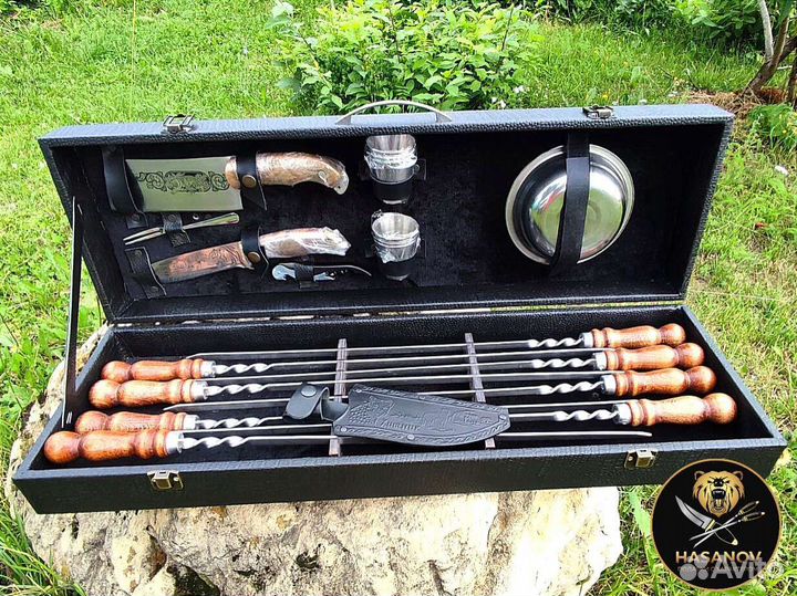 Шашлычный набор в кейсе