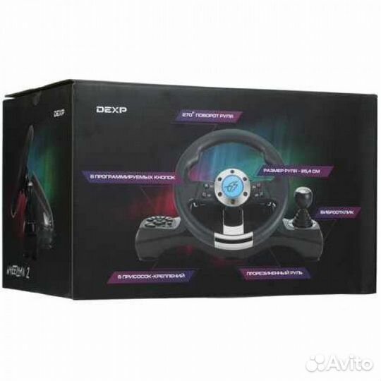 Игровой руль dexp wheelman 2
