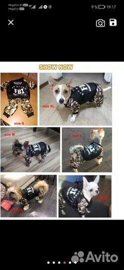 Комбинезон для маленькой собаки новый