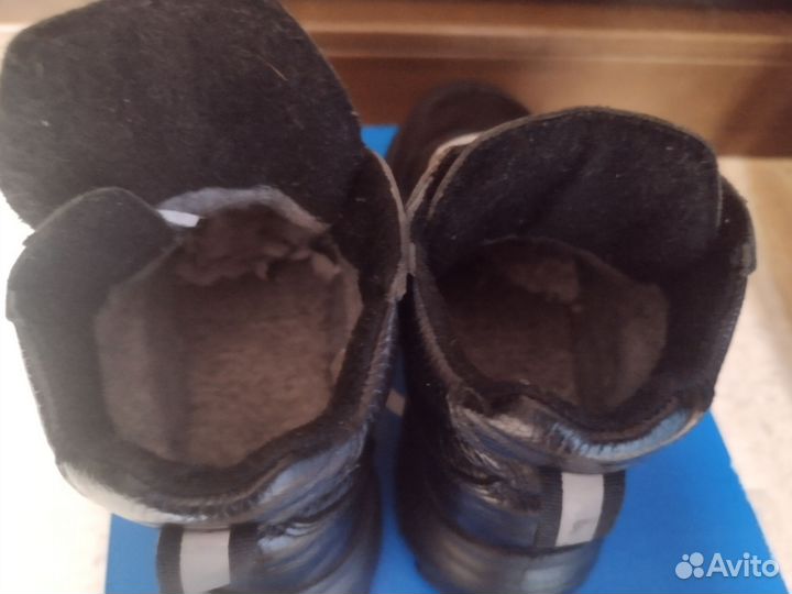 Сапоги кожаные на мальчика 34р-р
