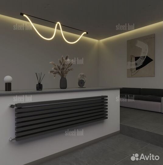 Трубчатый дизайн радиатор отопления Steel