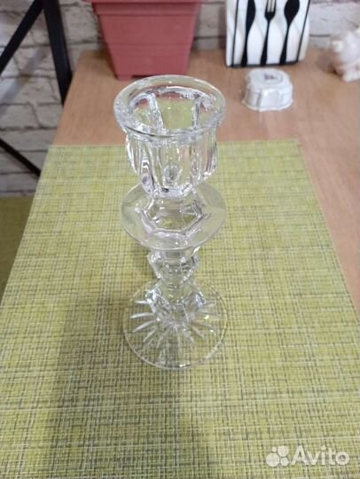 Подсвечник хрустальный СССР