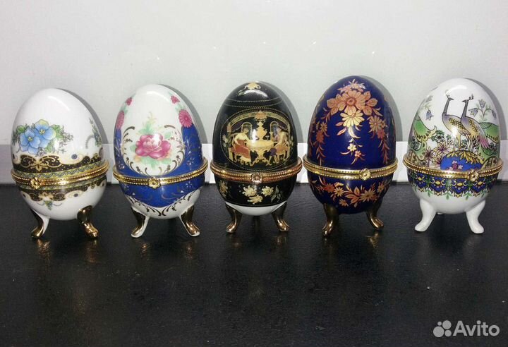 Керамические яйца-шкатулки