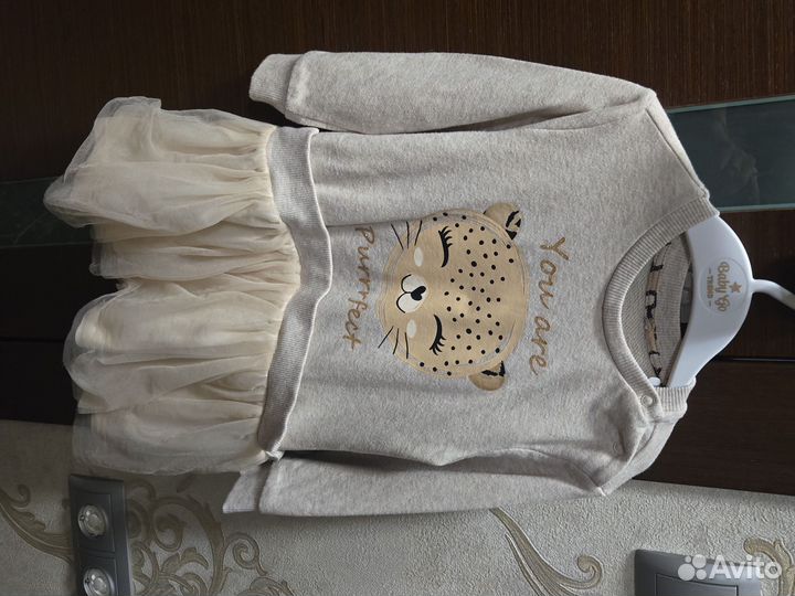 Платье для девочки 92