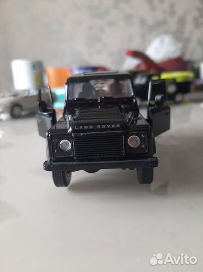 Land rover defender, welly, примерно 1:43