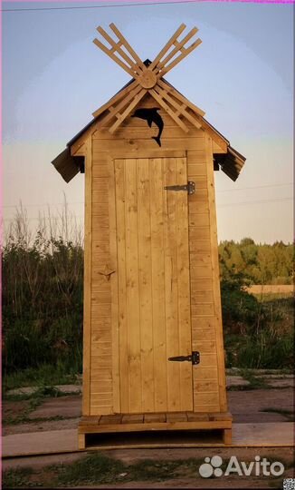 Дачный туалет с установкой