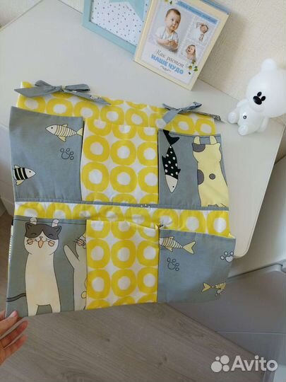 Кармашки на кроватку