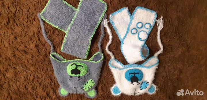 Комплект шапка и шарф