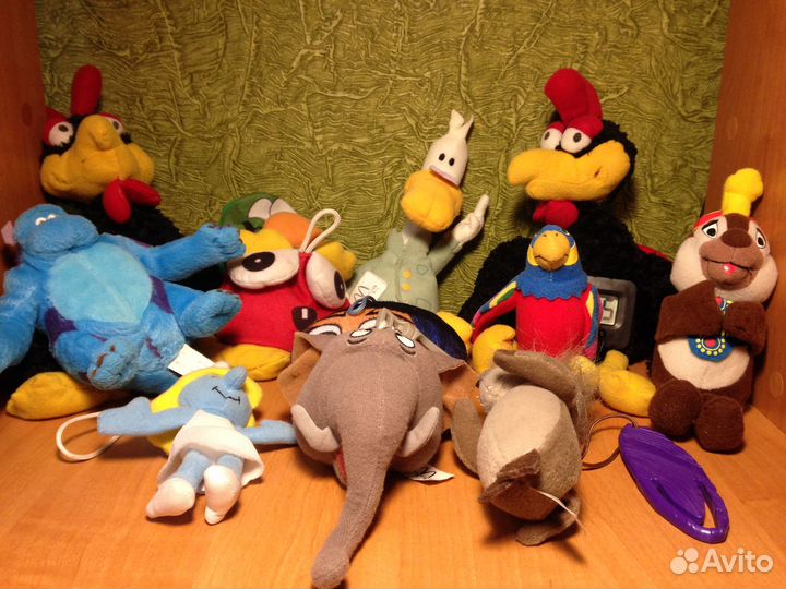 Мягкие игрушки Макдональдс, Angry Birds и другие