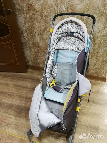 Детские санки коляска ника