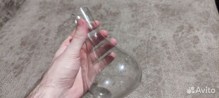 Колба стеклянная лабораторная