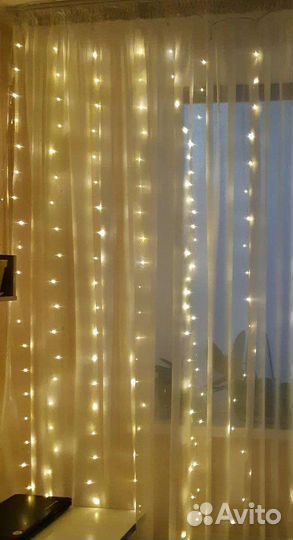 Гирлянда штора 2.5*2