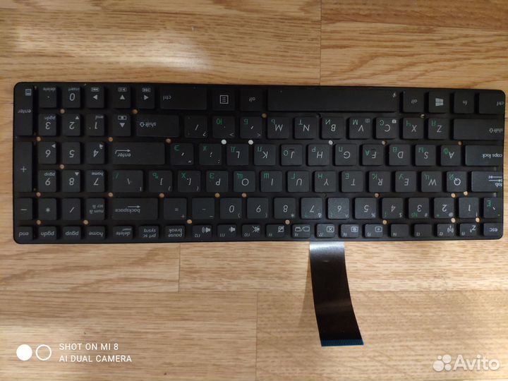 Клавиатура для ноутбука asus К55, К75V новая