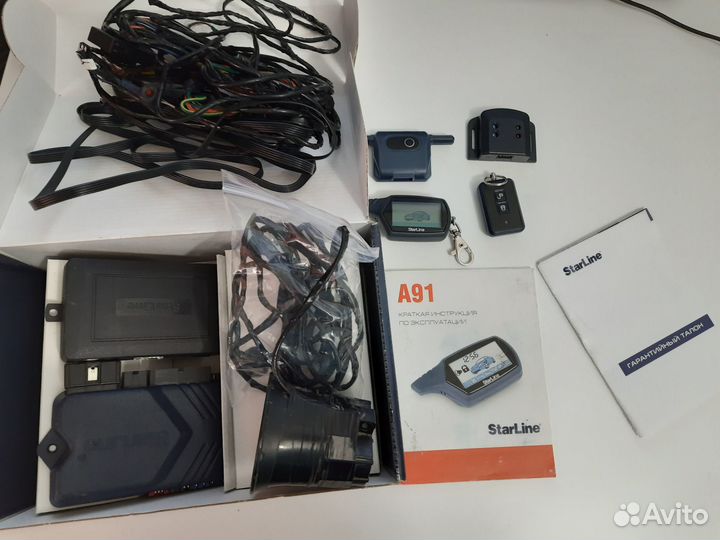 Starline A91, сигнализация с автозапуском