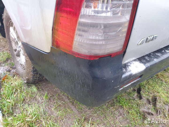 Задний бампер Ssang Yong Actyon Sports