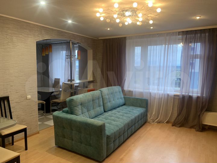 3-к. квартира, 71,5 м², 13/16 эт.