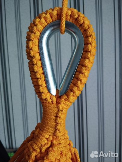 Плетёное подвесное кресло