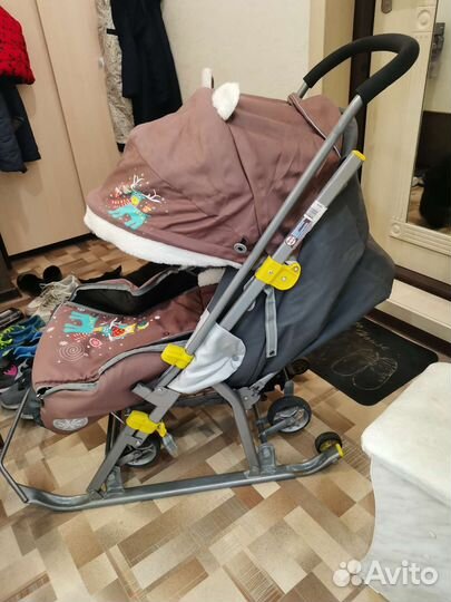 Санки коляска ника