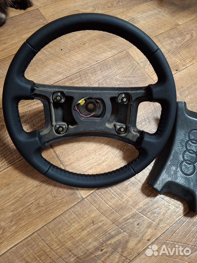 Перетянутый руль audi 100