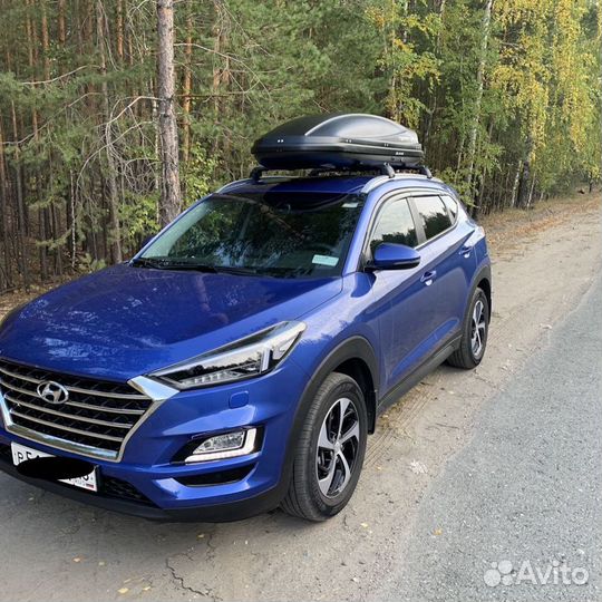 Бокс Terra Drive 480 черный мат. на Hyundai Tucson