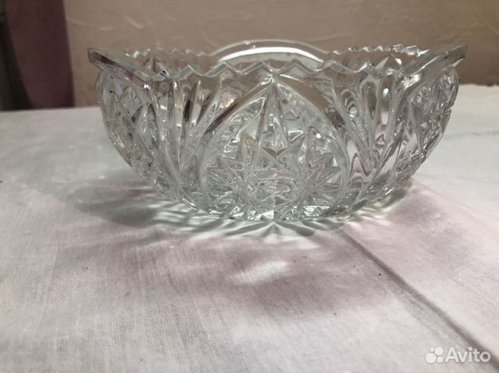 Хрустальная ваза 16 см