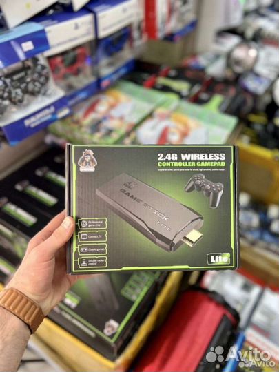 Игровая приставка game stick 4k 64gb опт/розница