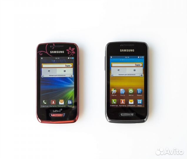 Samsung Wave Y GT-S5380D Бордовый/Чёрный