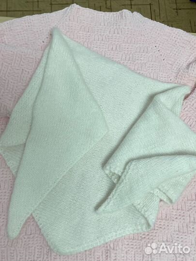 Бактус, шарф из пуха норки