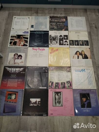 Виниловые пластинки разных жанров