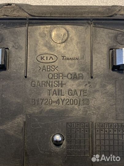 Ручка крышки багажника kia rio 3