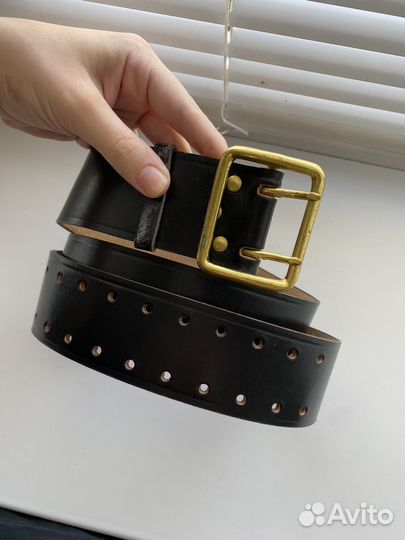 Ремень армейский кожаный, портупея