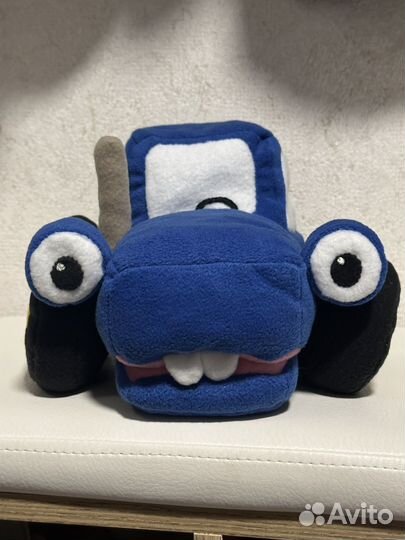 Синий трактор игрушка-рукавичка