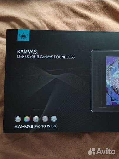 Графический планшет huion kamvas pro 16 2.5 к
