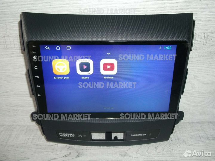 Магнитола 2DIN Peugeot 4007 Android GPS WiFi