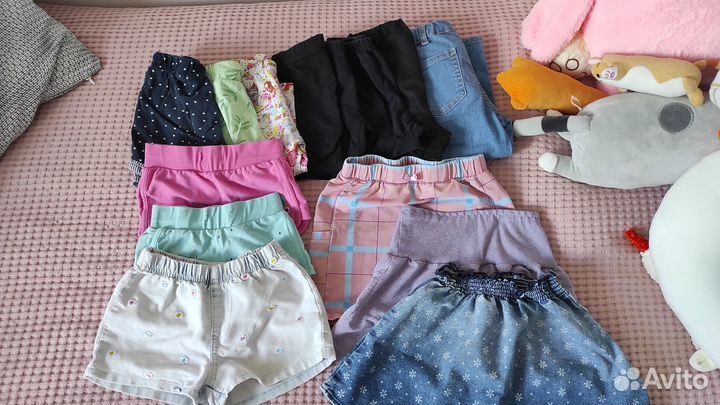 Вещи пакетом на девочку 104-122