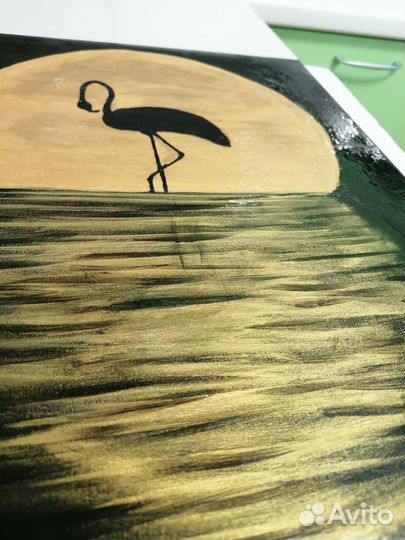 Интерьерная картина акрилом на холсте 30*40