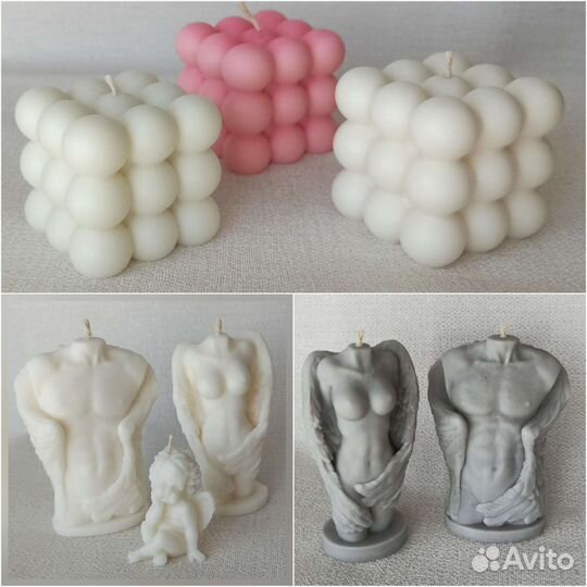 Ароматизированные свечи ручной работы