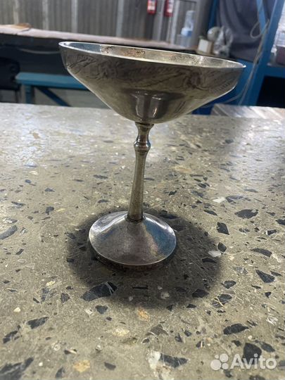 Десертная фужер мельхиор