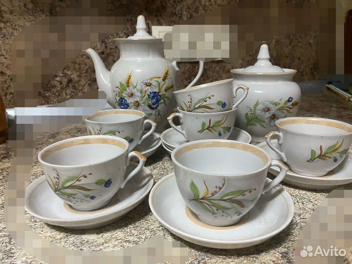 Кофейный сервиз, новый